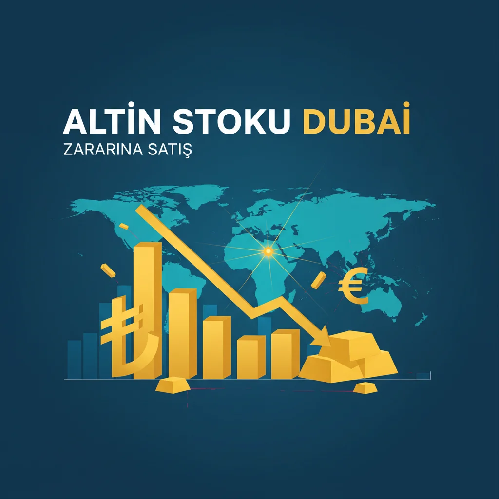 Dubai'de Altın Stokları Birikti: Tüccarlar Zararına Satış Yapıyor